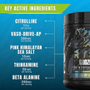 RYSERYSE Godzilla Signature Series PreWorkout | Pump, Energy, Strength, and Focus Monsterberry Lime 20/40 ServingsPre - WorkoutMonsterberry Lime854050008789