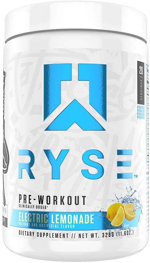 RYSERYSE PreWorkout (20 Servings)Pre - WorkoutElectric Lemonade860064000602