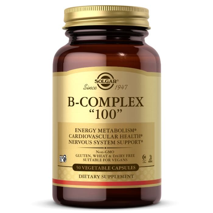 SolgarSolgar B - Complex "100" 100 vegetable capsuleVitamins & Supplements033984011502