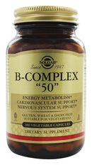 SolgarSolgar B - Complex 50 veggie capsVitamins & Minerals100 Capsules033984011212