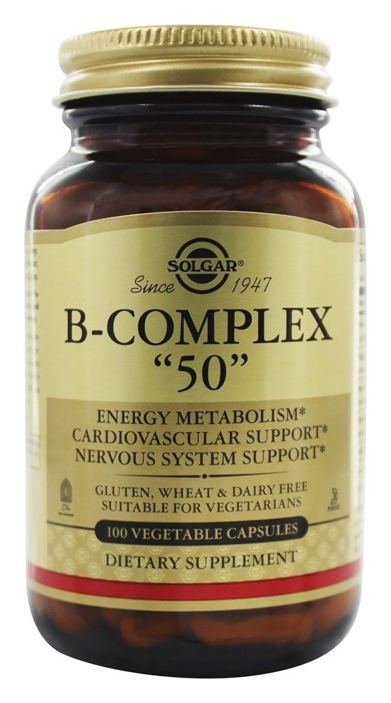 SolgarSolgar B - Complex 50 veggie capsVitamins & Minerals100 Capsules033984011212