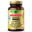 SolgarSolgar HERBAL FEMALE COMPLEX, maintaining normal health & wellbeing of females 50 veg capsHerbal Support033984041639