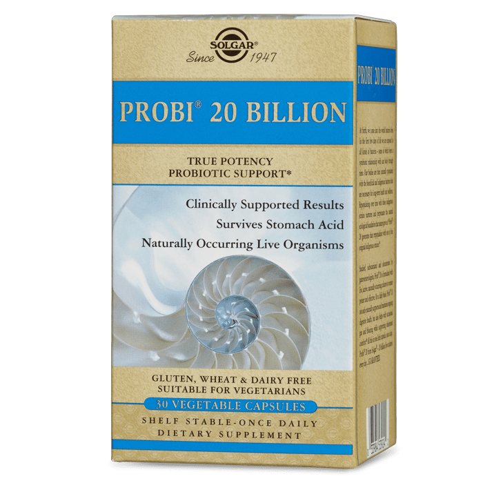 SolgarSolgar Probi 20 Billion, 30 Veg CapsulesDigestion Aid33984539242