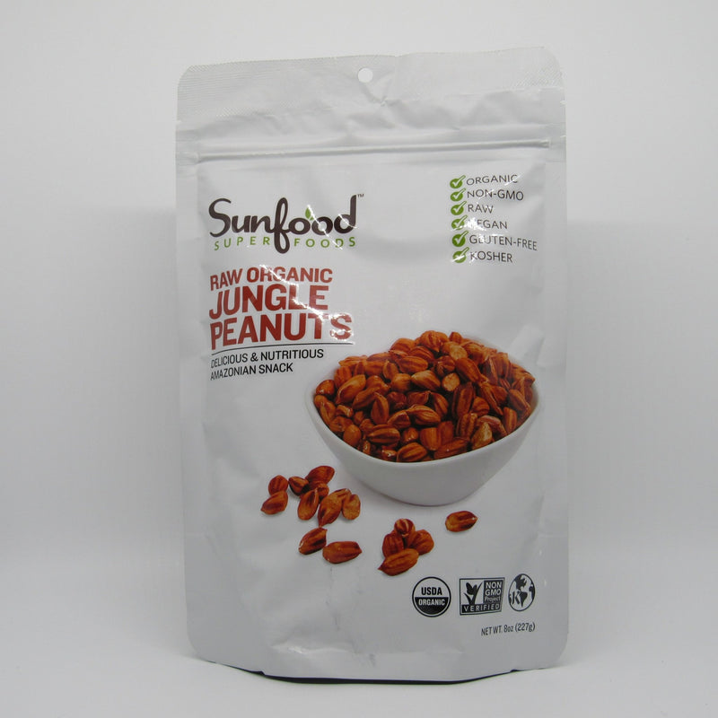 SunfoodSunfood Jungle Peanuts Raw Organic, 8oz.Superfoods803813033087