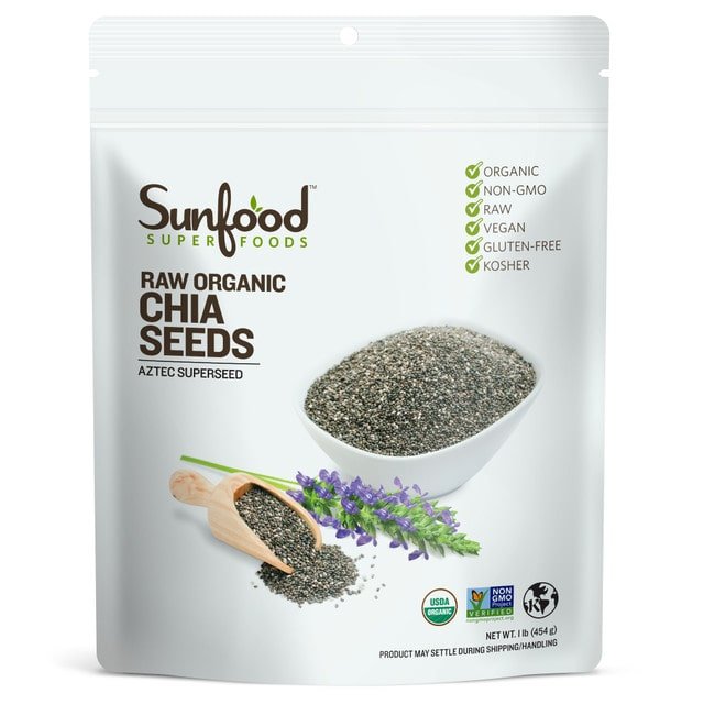 SunfoodSunfood Raw Organic Chia Seeds 1lbHerbal Support803813100215