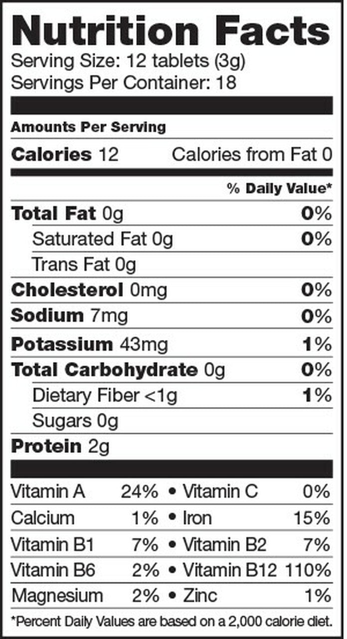 SunfoodSunfood Super Algae Tablets Spirulina & Chlorella 2ozSuperfoods803813100758