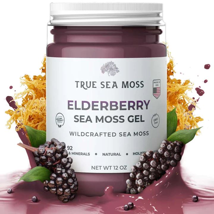 TrueSea MossTrue Sea Moss - Sea Moss Gel - Irish Wildcrafted 92 Minerals 16oz - FlavoredPersonal CareElderberry5065006235189