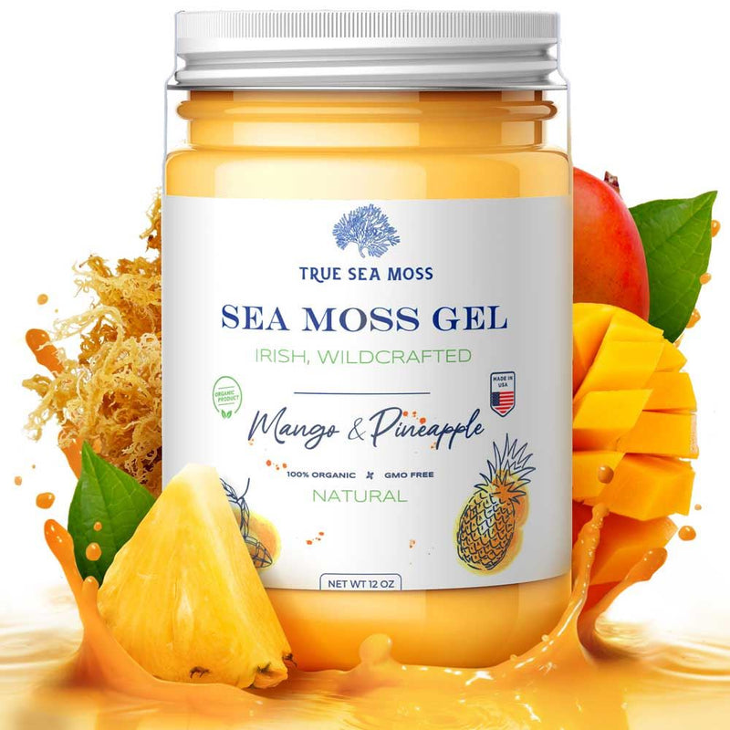 TrueSea MossTrue Sea Moss - Sea Moss Gel - Irish Wildcrafted 92 Minerals 16oz - FlavoredPersonal CarePineapple Mango5065006235301