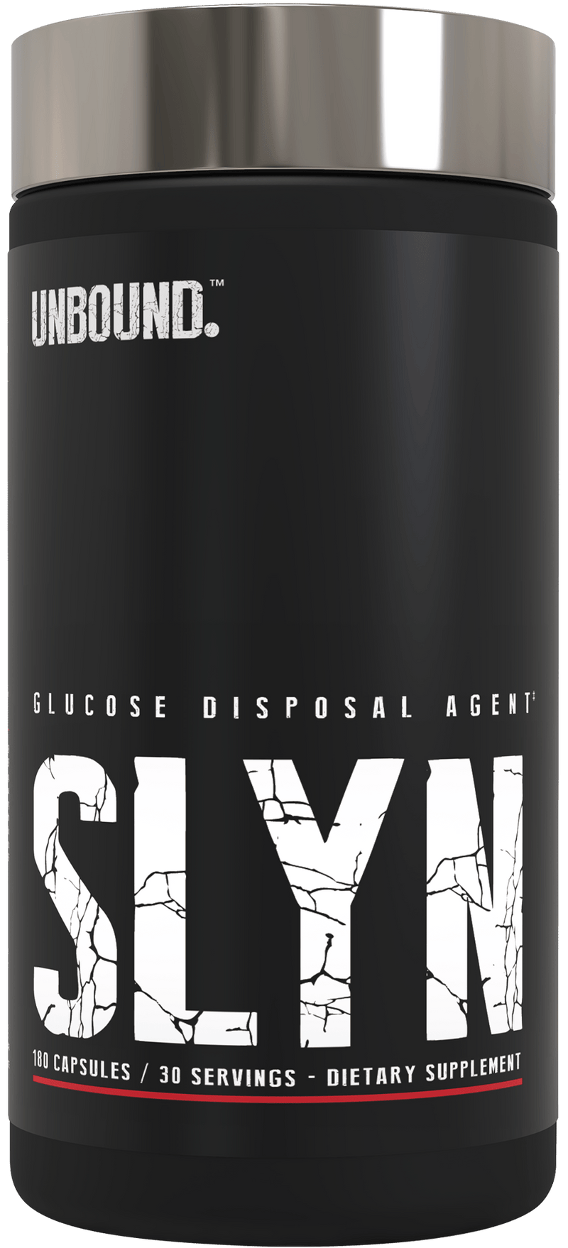 UNBOUNDUNBOUND SLYN, Premium Glucose Disposal Agent GDA with GlucoVantage, Chromax, GS4+, BioPerine 180 Capsules / 30 ServingsWeight Management649908600563