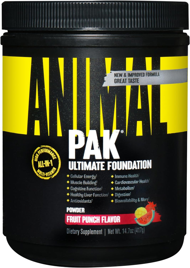 UniversalUniversal Animal PAK Ultimate Foundation, Multivitamin Powder 60 scoopsMultivitaminFruit Punch039442033499