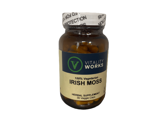 Vitality WorksVitality Works Irish Sea Moss 90 veg capsulesHerbal Support788332228407