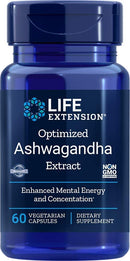 optimized ashwagandha extract 125 mg 60 capsules