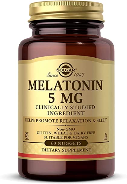 melatonin 5mg helps promote relaxation sleep 60 nuggets