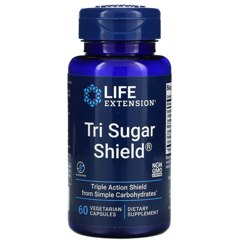 tri sugar shield triple action shield from simple carbohydrates 60 veg capsules