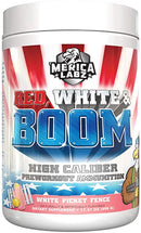 red white boom high caliber pre workout ammunition