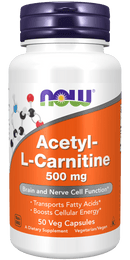 acetyl l carnitine 500 mg 100 veg capsules