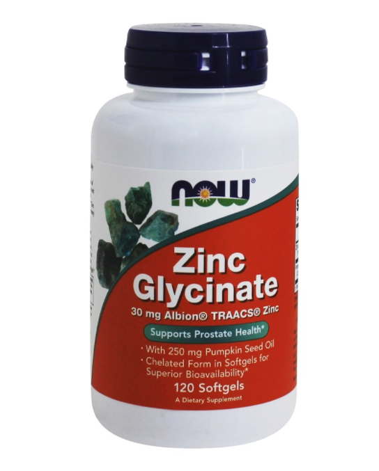 zinc glycinate supports prostate health 120 softgels