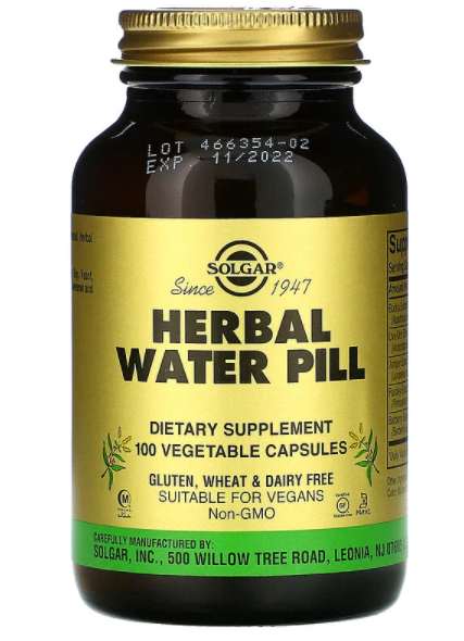 herbal water pill 100 capsules