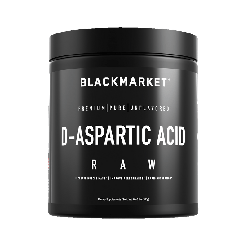 black markey d aspartic acid 3g 60 servings