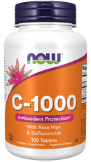 c 1000 with biolflavonoids rose hips 100 tablets