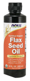 now flax seed oil liquid organic