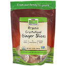 now organic crystalized ginger slices 12oz