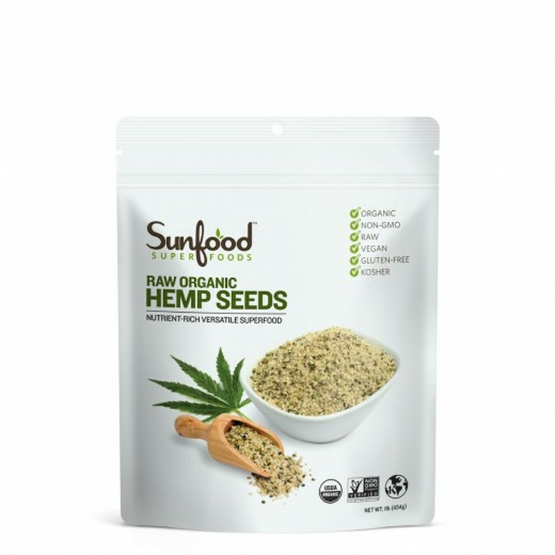 hemp seeds shelled 1lb organic raw
