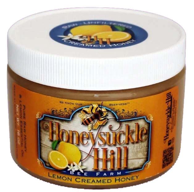 honeysuckle hill ceylon lemon creamed honey 12oz