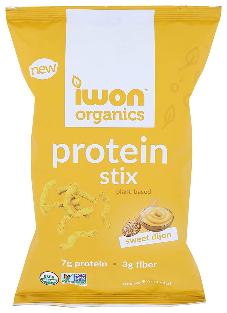 iwon organics protein puff high protein and organic healthy snacks 42g per bag
