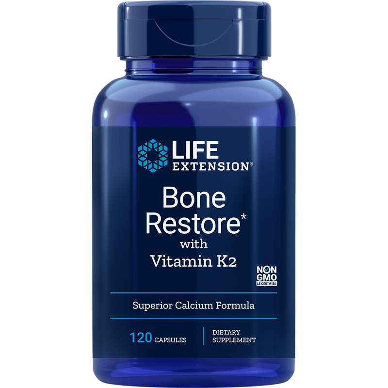 bone restore with vitamin k2 120 capsules