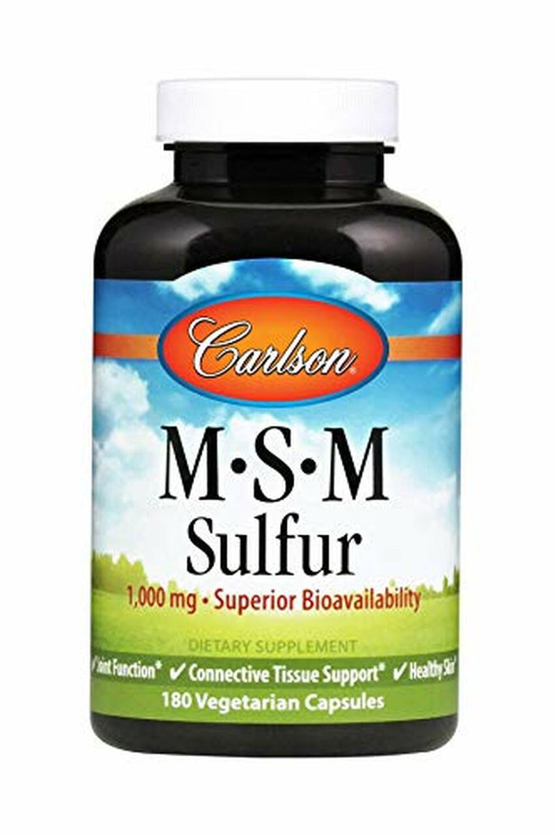 carlson msm sulfur 1 000 mg