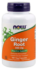 ginger root 550 mg 100 veg capsules