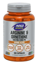 arginine ornithine 100 capsules