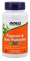 pygeum saw palmetto softgels w pumpkin seed oil 60 softgels