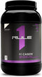 rule one r1 casein protein 25g slow release premium micellar casein to keep muscles fed overnight or between meals long lasting amino acid delivery 2 pounds 28 servings