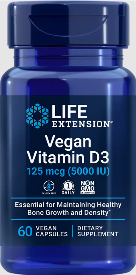 vegan vitamin d3 5000 iu 60 vegan capsules