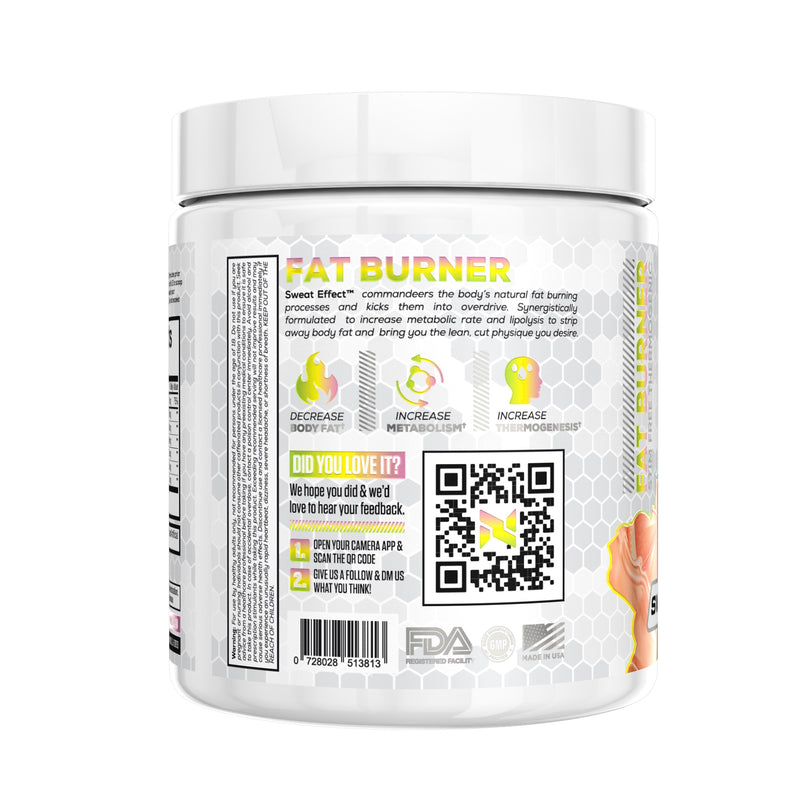 sweat effect stim free thermogenic fat burner 30 servings