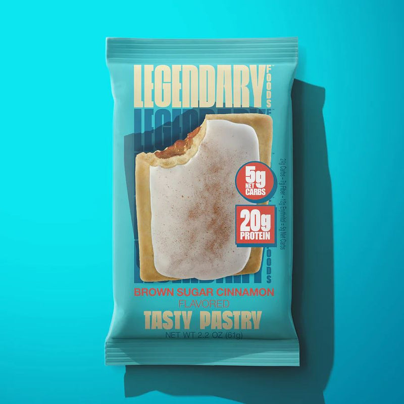 legendary foods 20 gr protein tasty pastry low carb gluten free keto friendly no sugar added high protein snacks